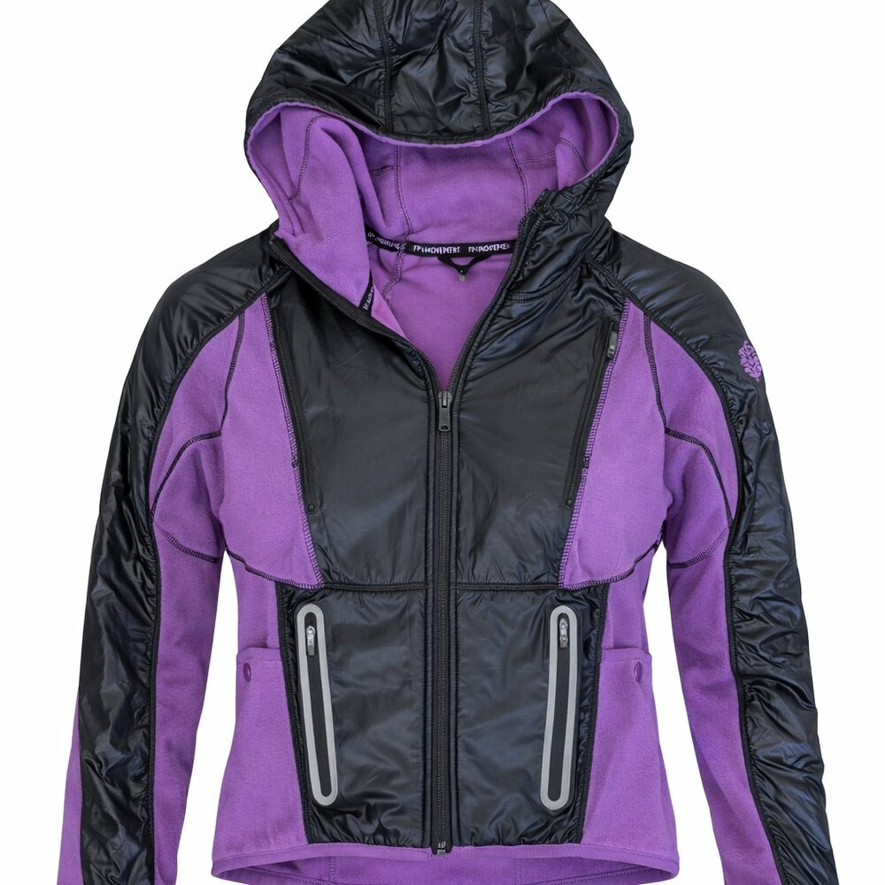 NWT - FP Movement Hit The Slopes Fleece Jacket Violet Black - Size Small